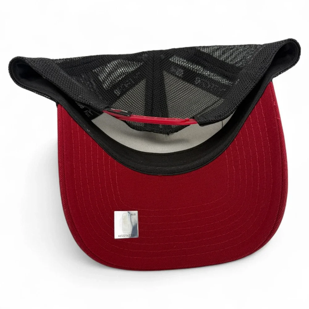 New Era Miami Heat NBA Red A-Frame 9Forty Trucker‎ Snapback Adjustable Hat Cap